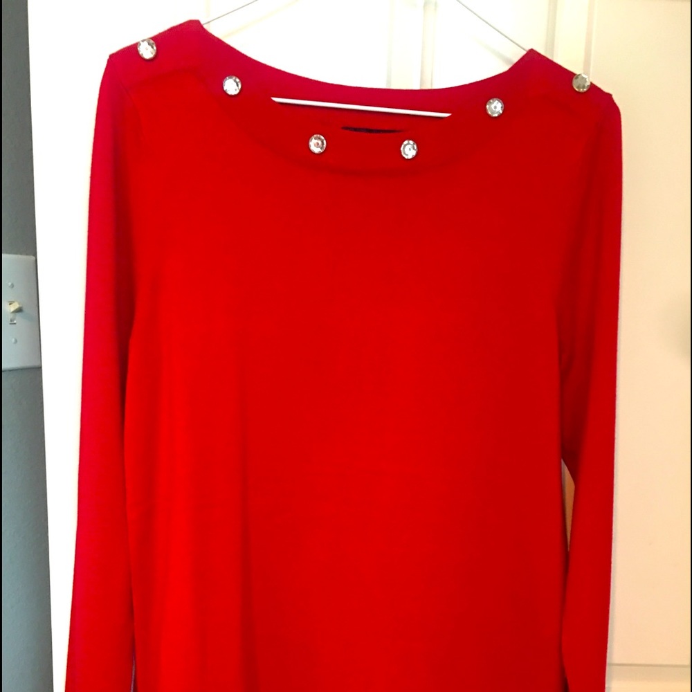 Cable & Gauge brand; Med red top; soft material
